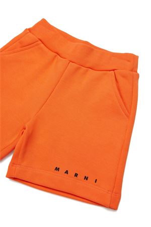 bermuda in cotone arancione MARNI KIDS | M01666M00V00M436